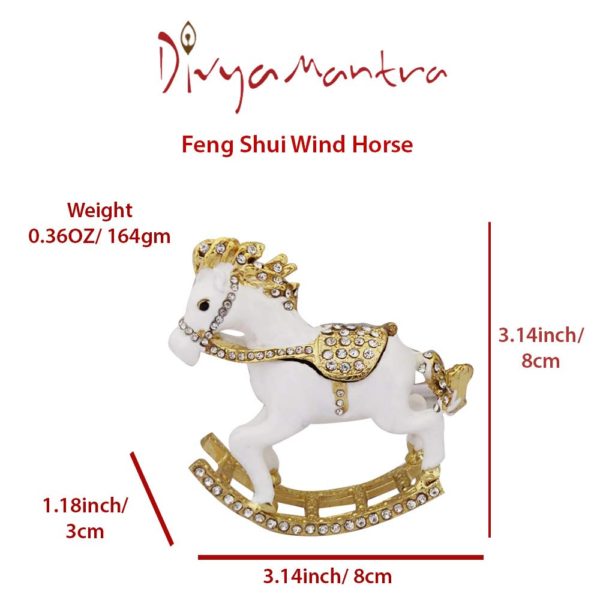 Divya Mantra Bejewelled Wish Fulfilling Feng Shui Wind Horse (2)