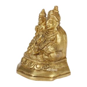 Kartique Brass Lord of Treasure Wealth Maharaj Kuber Laxmi Murti Statue (3)