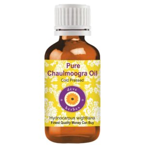 Deve Herbes Pure Chaulmoogra Oil (Hydnocarpus wightiana) Therapeutic Grade Cold Pressed 30ml-0