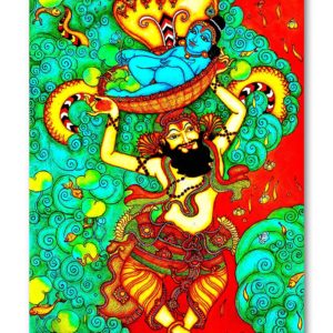 Tamatina Wall Poster Religious Poster Bal Gopal Krishna
