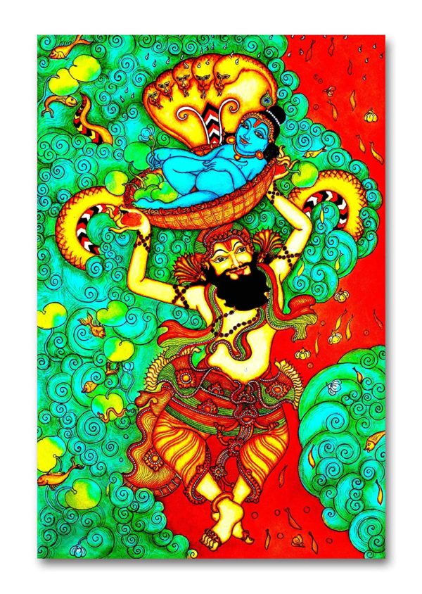 Tamatina Wall Poster Religious Poster Bal Gopal Krishna