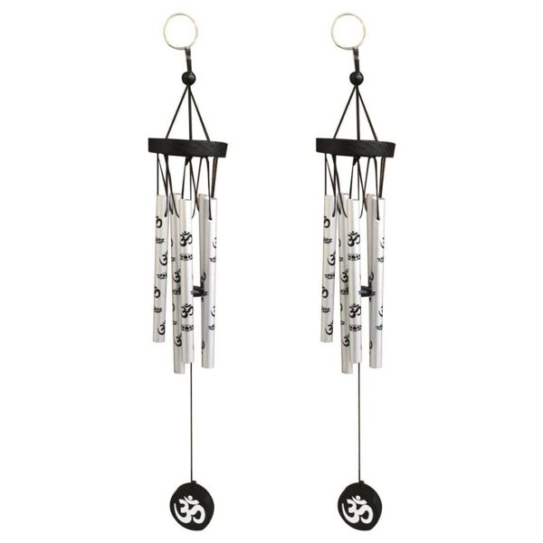 Tej Gifts Feng Shui Metal 5 Pipes Wind Chime