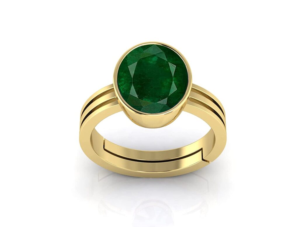  Emerald Panna Gemstone Panchdhatu Ring