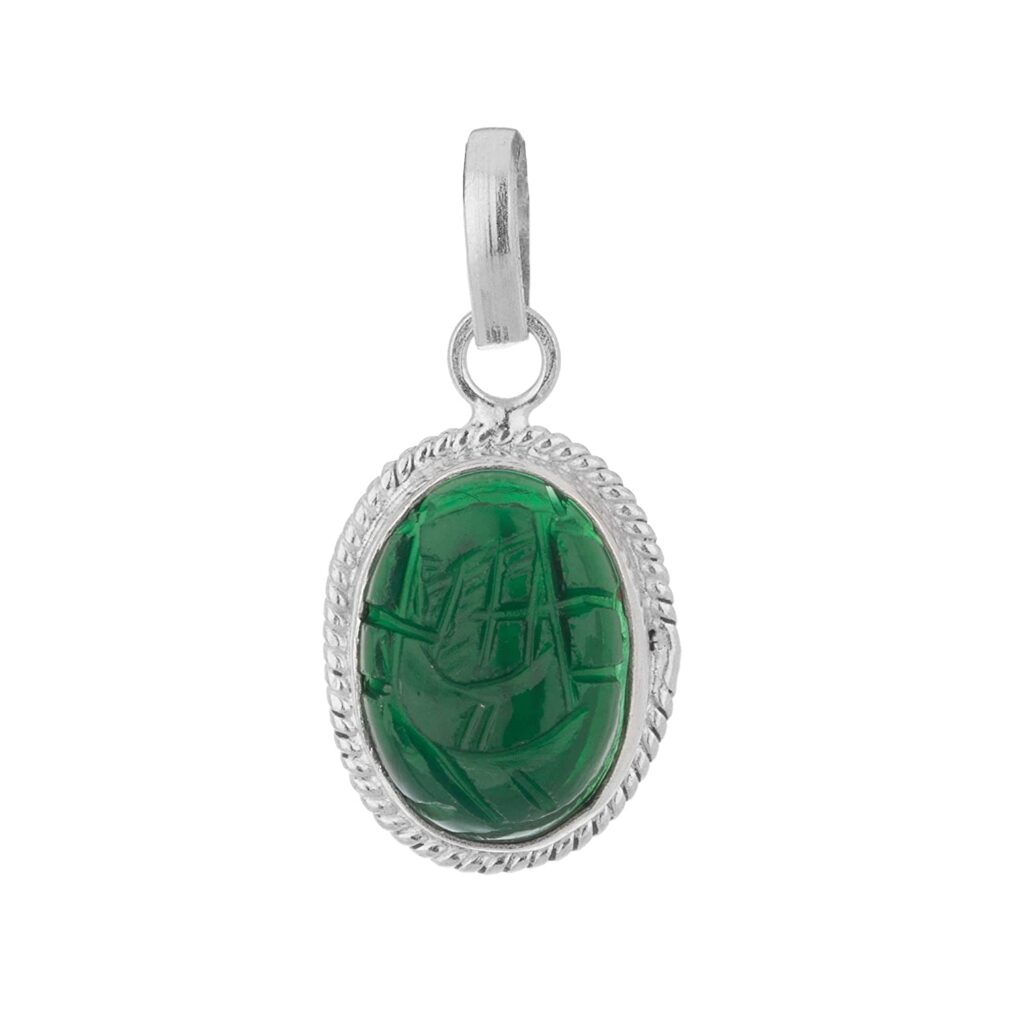  Emerald Ganesh Pendant